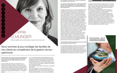 Protection Sociale et Gestion de patrimoine –  Dessine-moi la gestion de patrimoine – Interview Sonia ELMLINGER